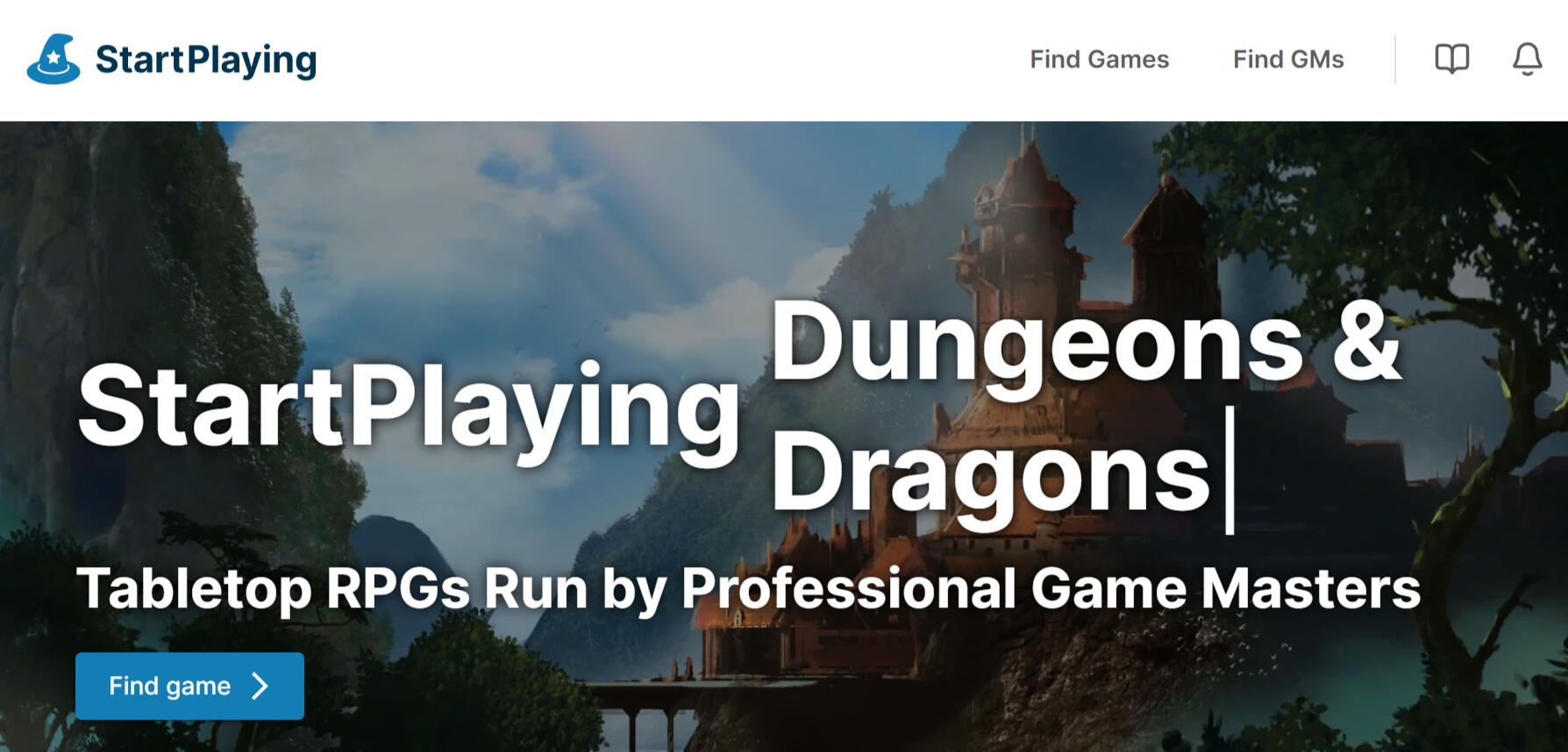 StartPlaying Website