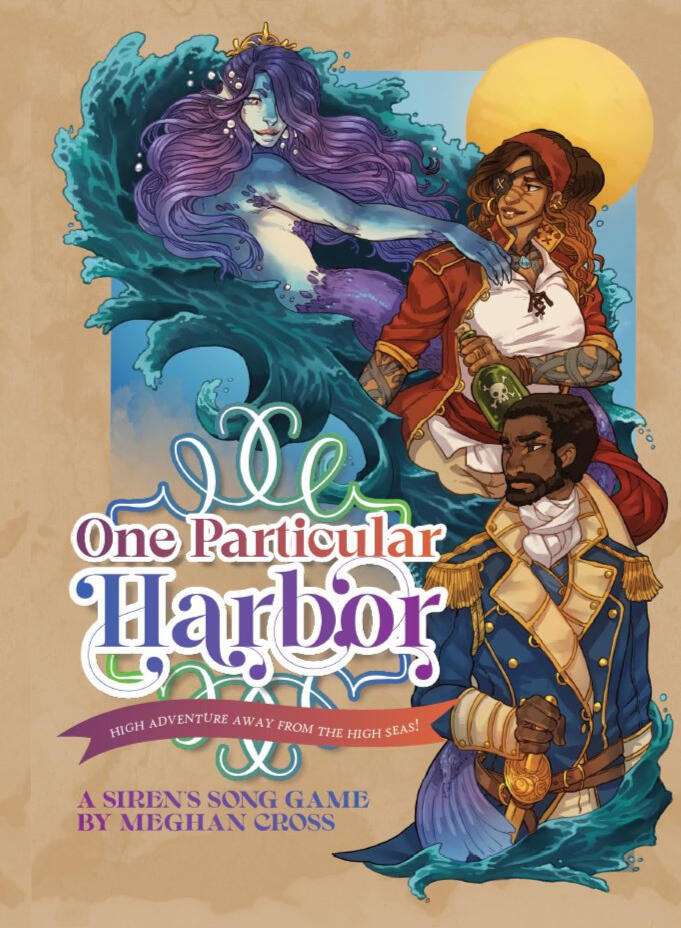 Sentinel Cover Art, says "A Siren Song Game by Meghan Cross" and has the Powered by Sentinel Logo in the bottom right